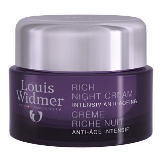 Widmer Rich Night Cream leicht parfümiert 50 ml von LOUIS WIDMER GmbH PZN 14180046
