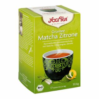Yogi Tea Grüntee Matcha Zitrone Filterbeutel 17X1.8 g von YOGI TEA GmbH PZN 11352179