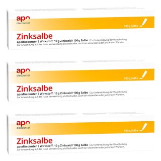 Zinksalbe Apodiscounter 3x100 ml von Pharma Aldenhoven GmbH & Co. KG PZN 08102179