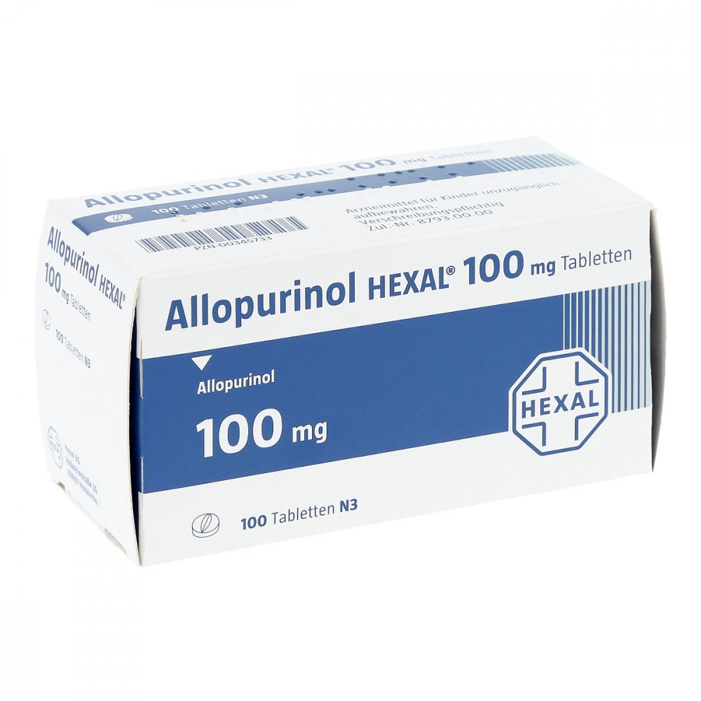 Allopurinol HEXAL 100 100 stk günstig bei