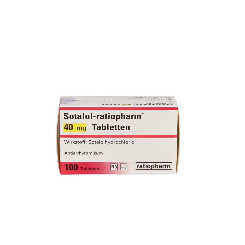 Sotalolratiopharm 40 mg Tabletten 100 stk günstig bei
