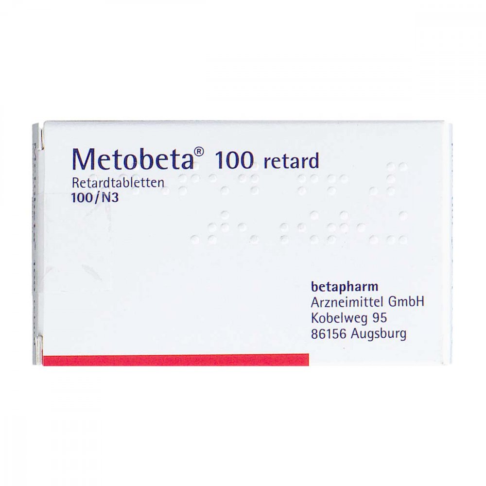 Metobeta 100 retard 100 stk günstig bei