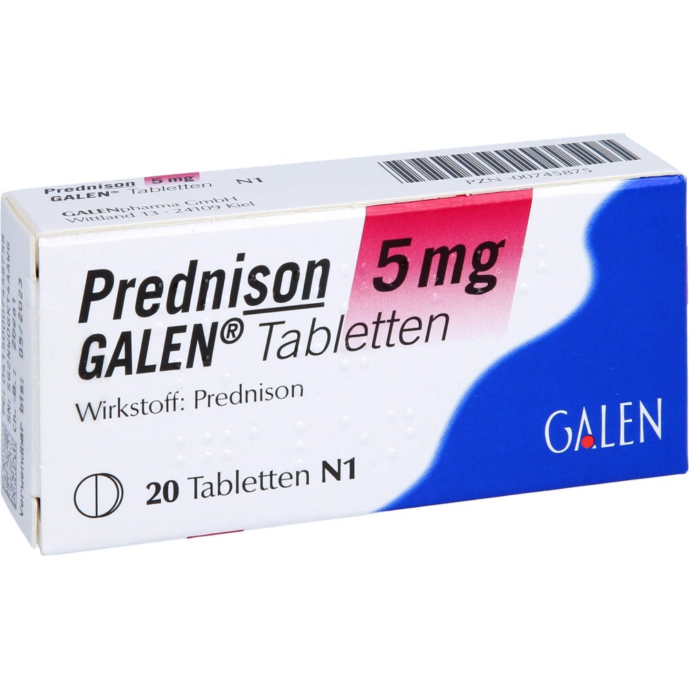 Prednison 5mg GALEN 20 stk günstig bei