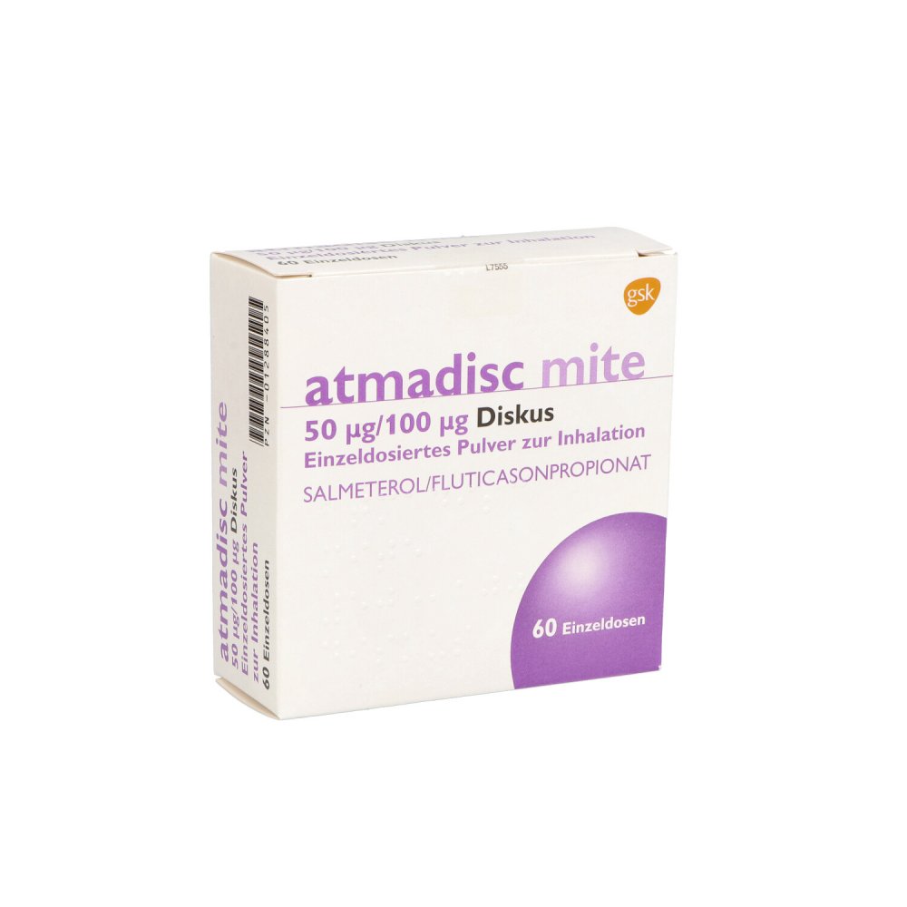 Atmadisc mite 50μg/100μg Diskus 60 günstig bei