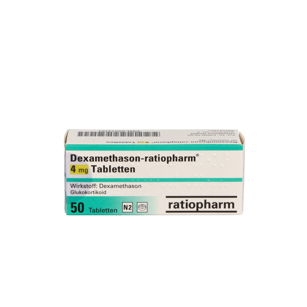Dexamethason ratiopharm 4 Mg Tabletten 50 Stk dexamethason-ratiopharm-4-mg-tabletten-50-stk
