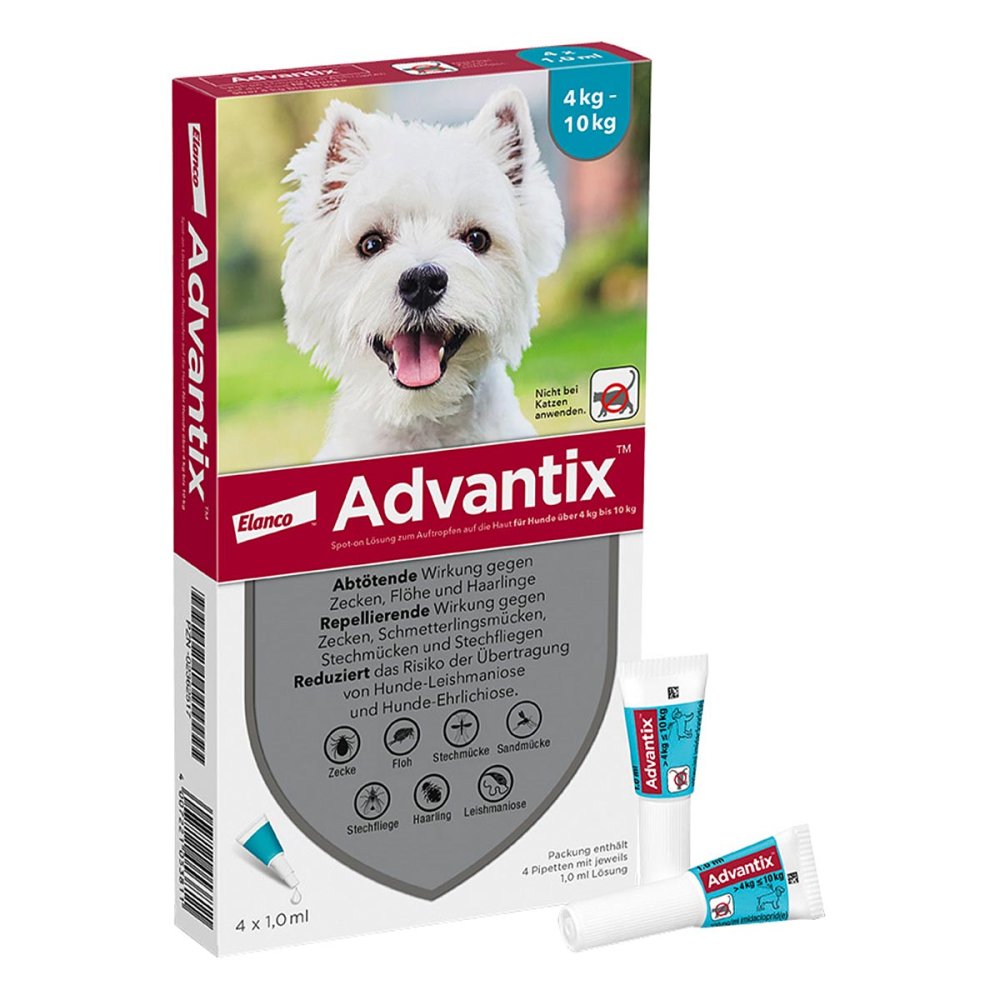 Advantix Spot-On fÃ¼r Hunde 4 - 10 kg