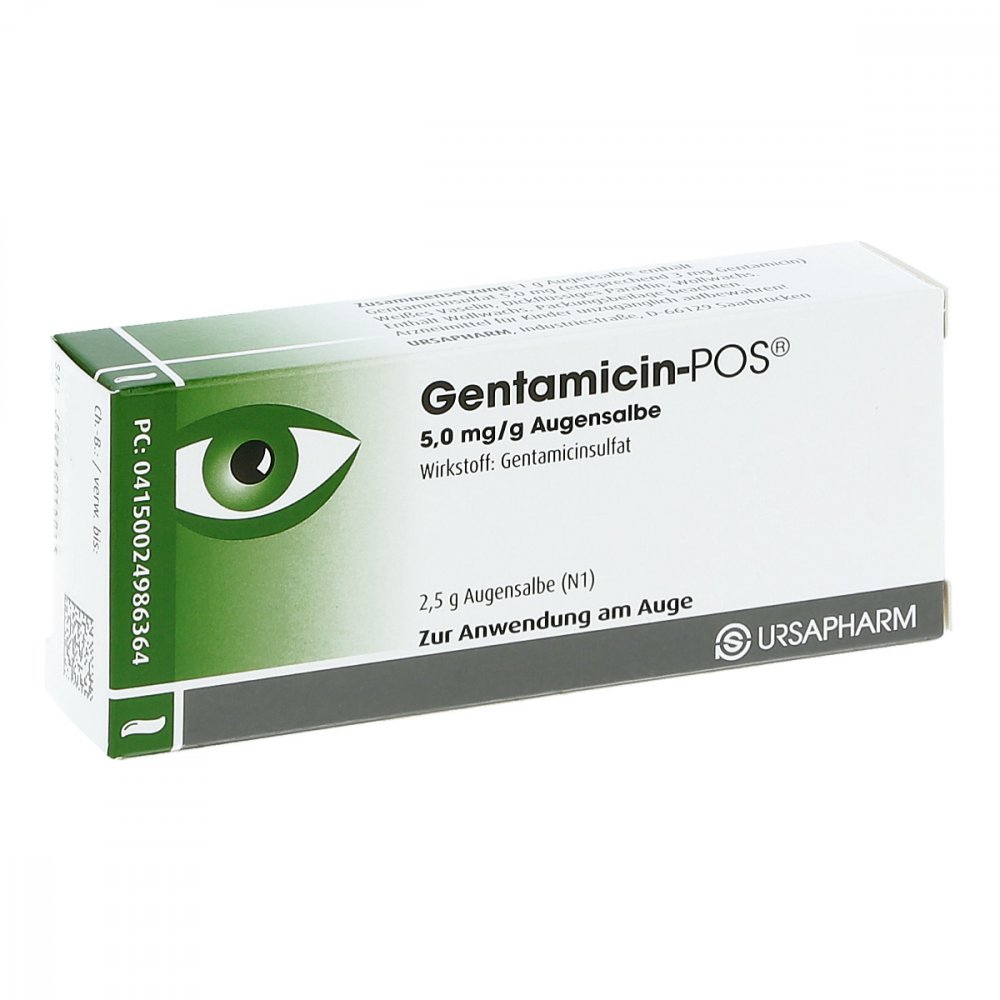 Gentamicin Pos Augensalbe 2.5 g günstig bei