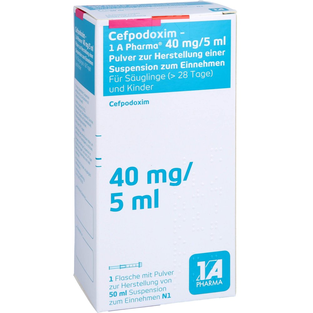 Cefpodoxim1A Pharma 40mg/5ml 50 ml günstig bei