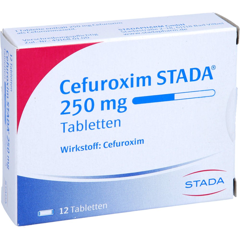 Cefuroxim STADA 250mg 12 stk günstig bei