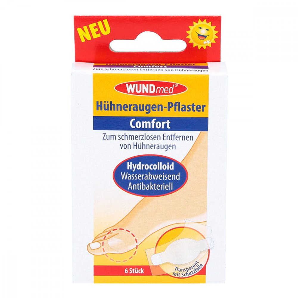 HÜHNERAUGENPFLASTER Comfort hydrocolloid