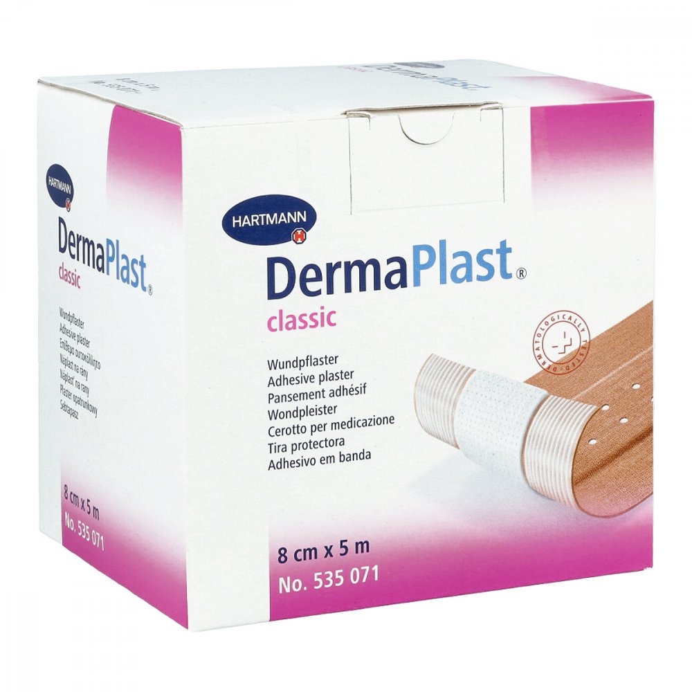 Dermaplast Classic Pflaster 8 cm X 5 M