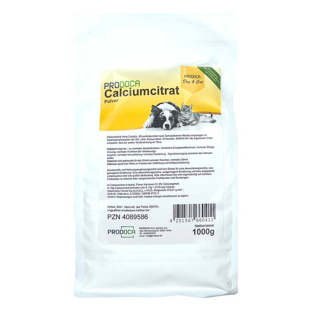 Calciumcitrat veterinÃ¤r Pulver