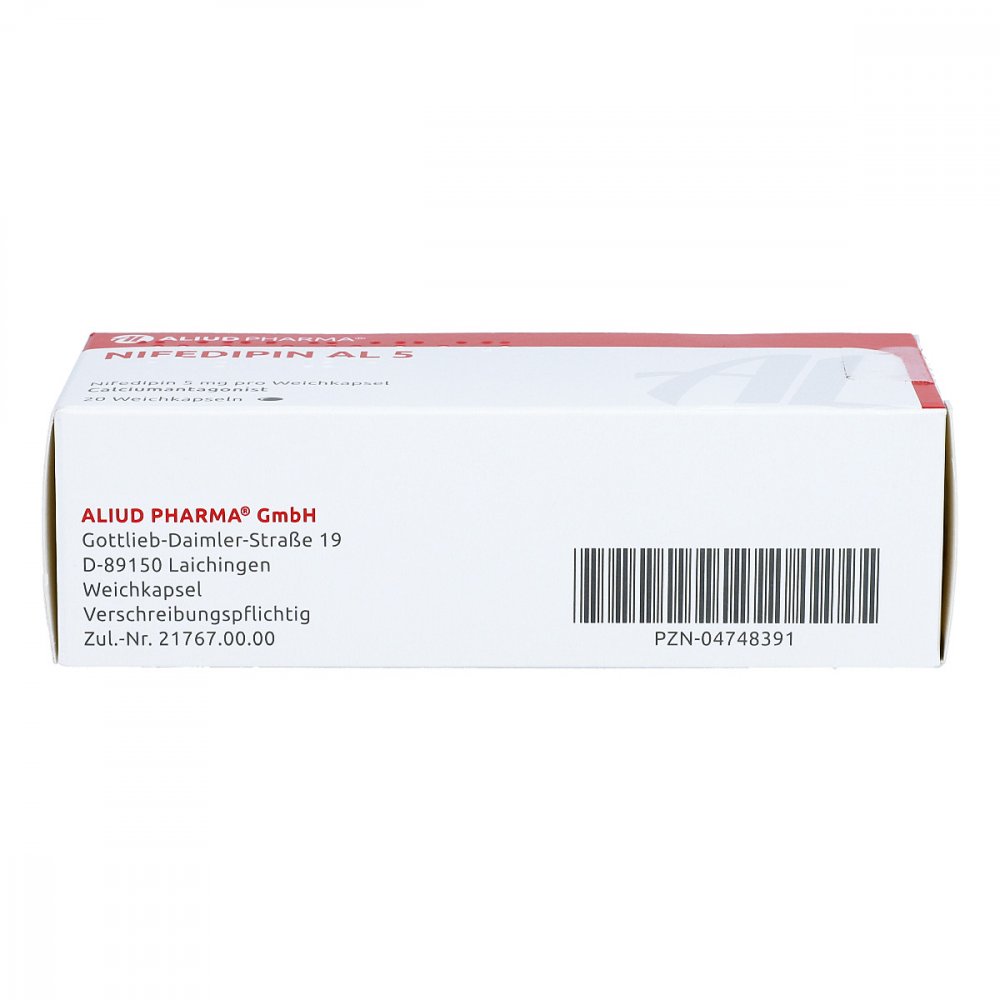 Nifedipin Al 5 Weichkapseln 20 stk günstig bei