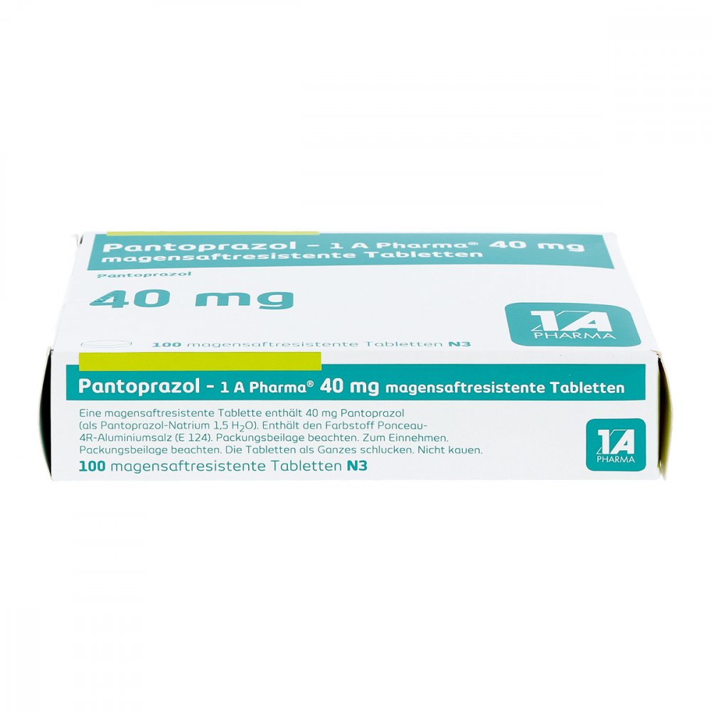 Pantoprazol-1a Pharma 40 mg magensaftresistent Tabletten 100 stk