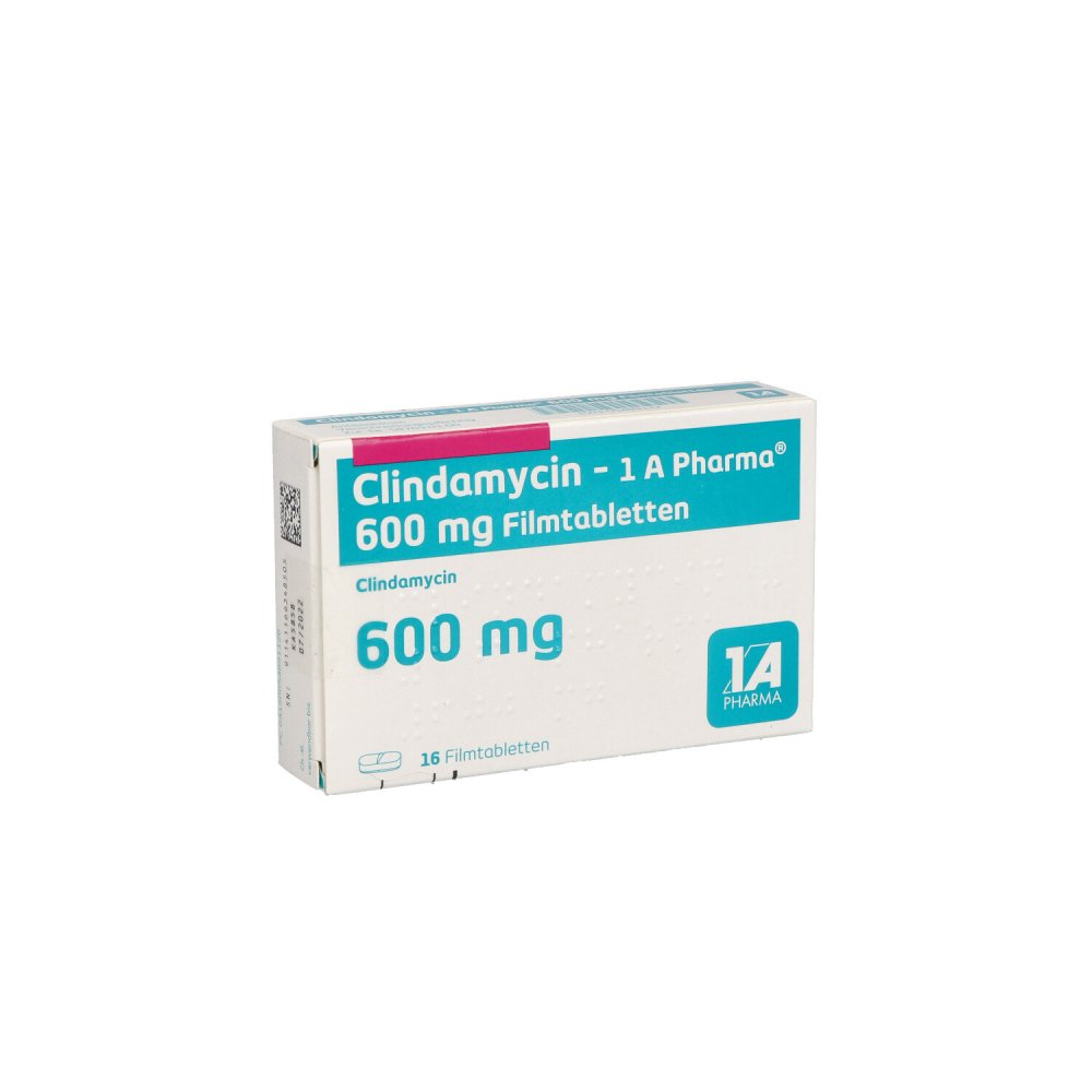 Clindamycin-1a Pharma 600 mg Filmtabletten 16 stk