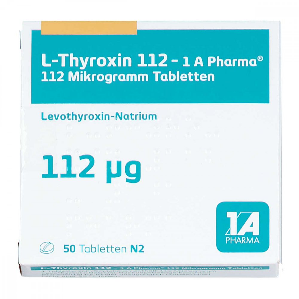 L-thyroxin 112-1a Pharma Tabletten 50 stk günstig bei apo.com