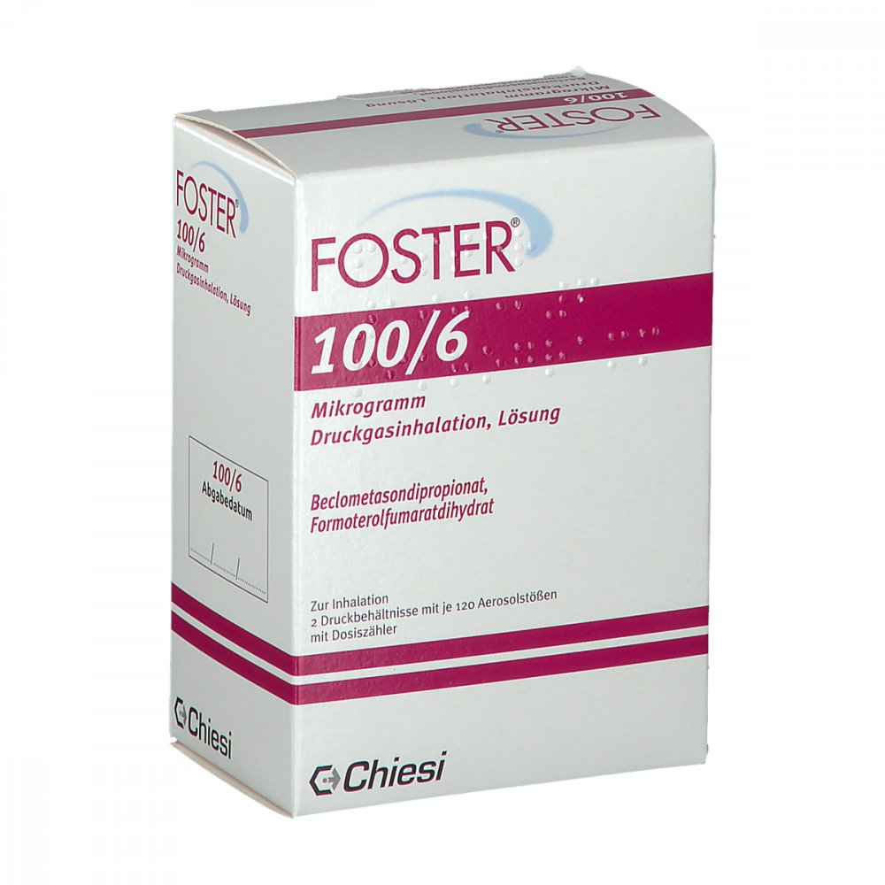 Foster 100/6 Mikrogramm 240 günstig bei