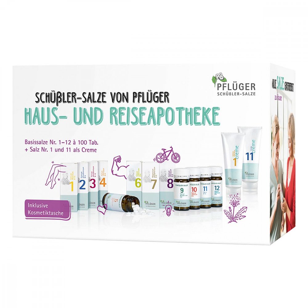 SchÃ¼Ãler-Salze Haus/Reiseapotheke 1-12 Tabletten+ 1+11 Creme