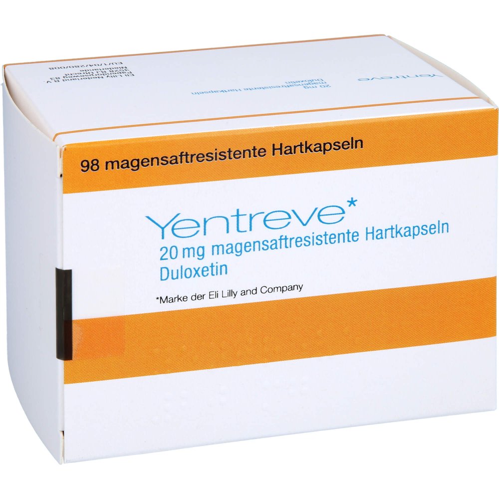 YENTREVE 20mg 98 stk günstig in der Online Apotheke bestellen