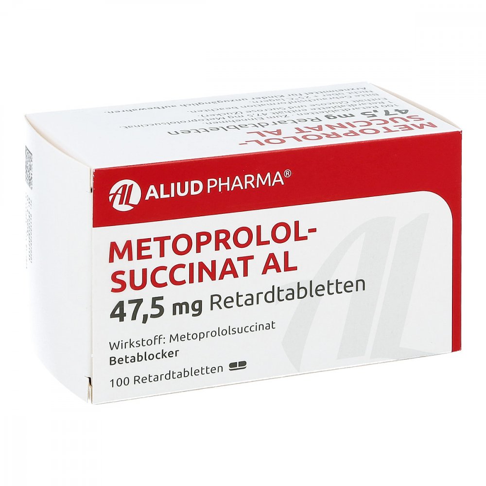 Metoprololsuccinat AL 47,5mg 100 stk günstig bei