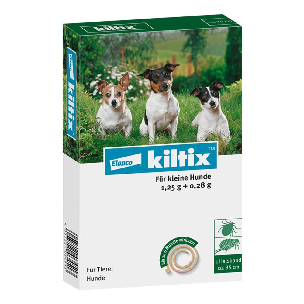 Kiltix Halsband fÃ¼r kleine Hunde gegen Zecken und FlÃ¶he