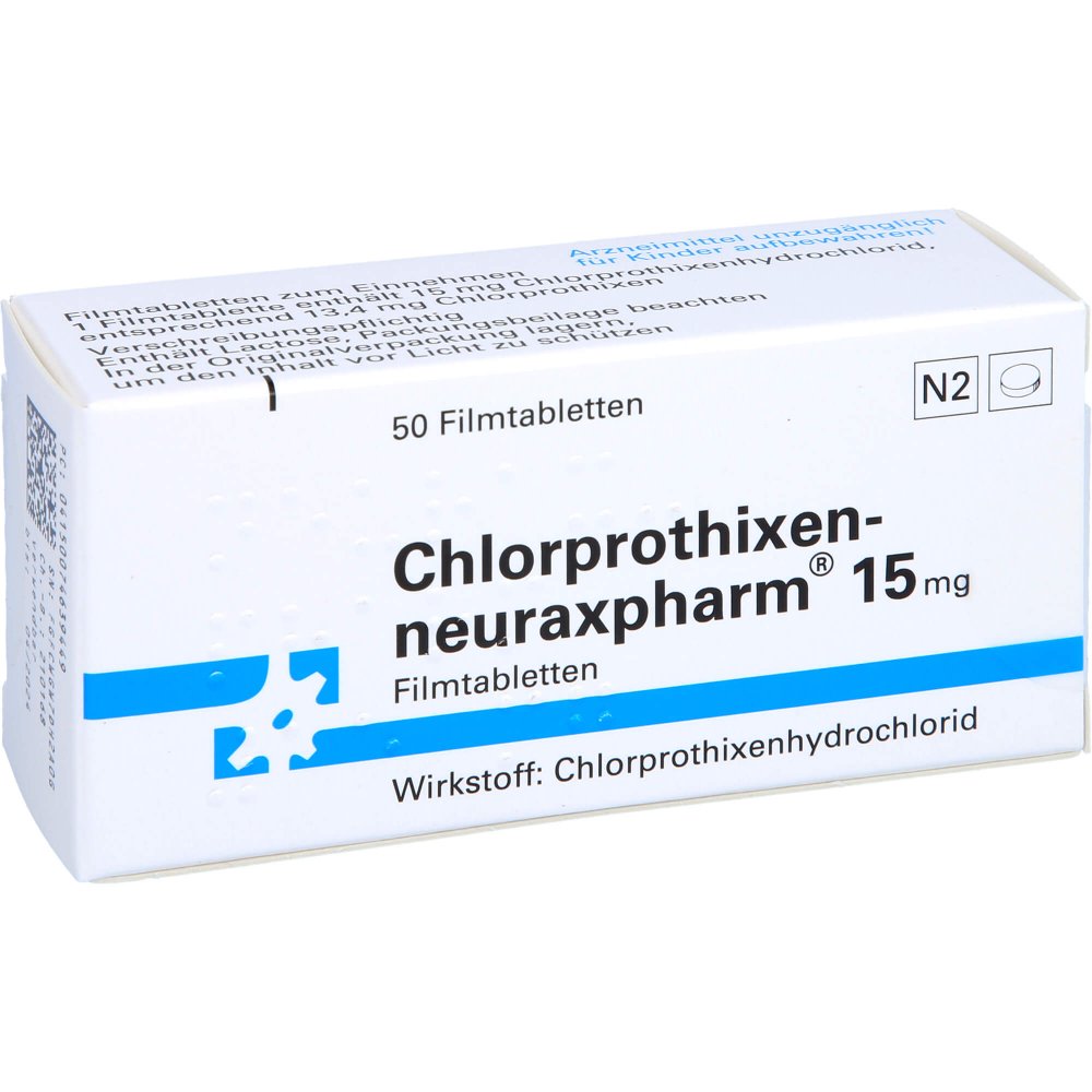 Chlorprothixen neuraxpharm 15 mg Filmtabletten 50 stk