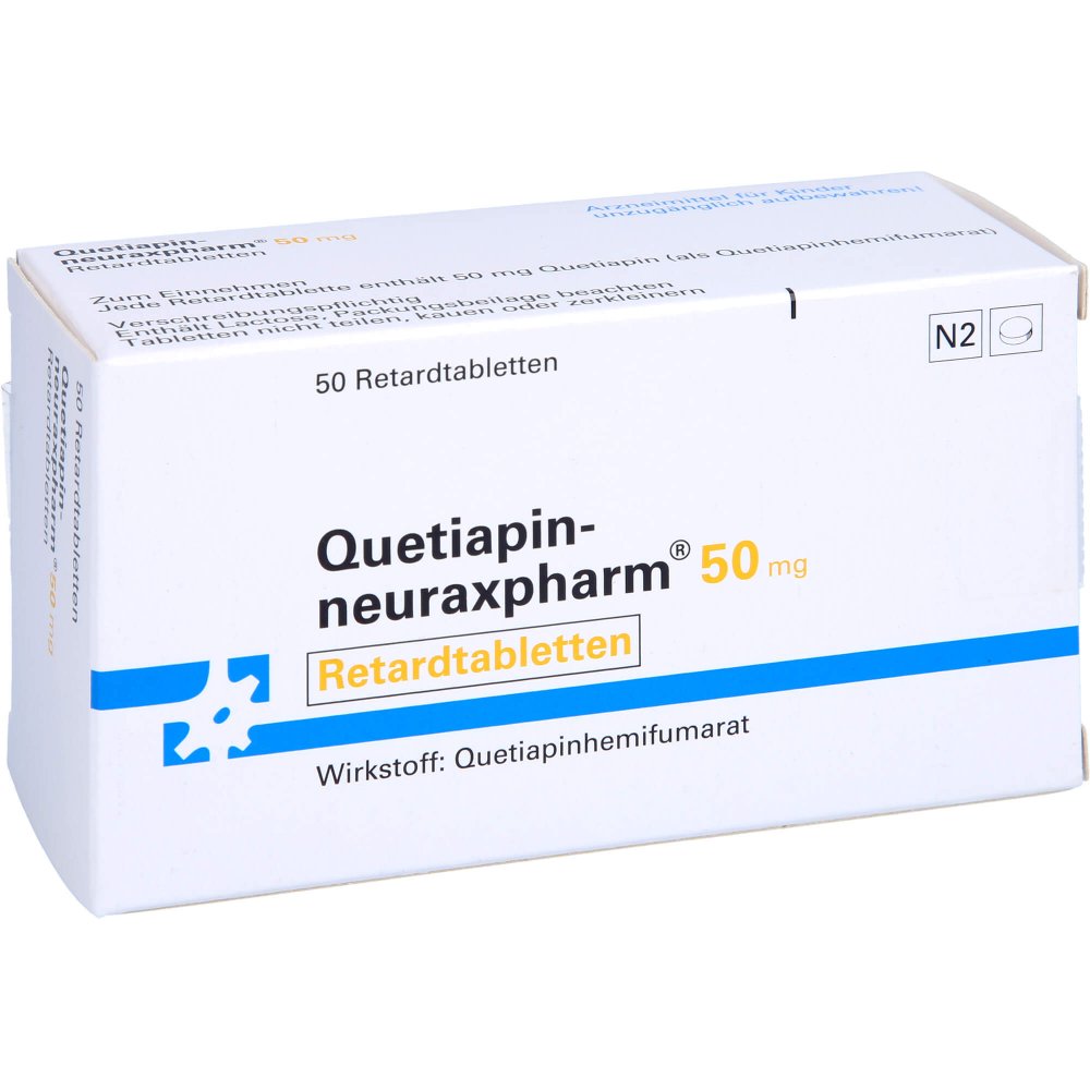 Quetiapin-neuraxpharm 50 mg Retardtabletten 50 stk