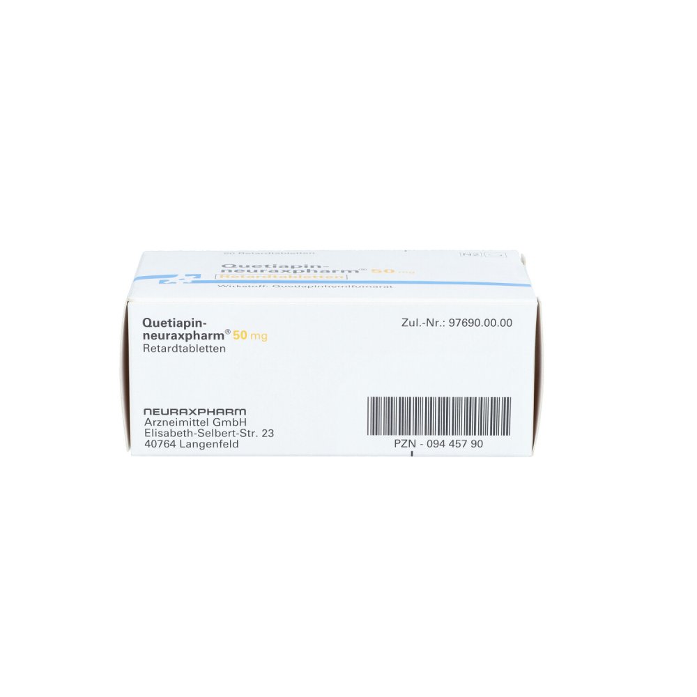 Quetiapin-neuraxpharm 50 mg Retardtabletten 50 stk