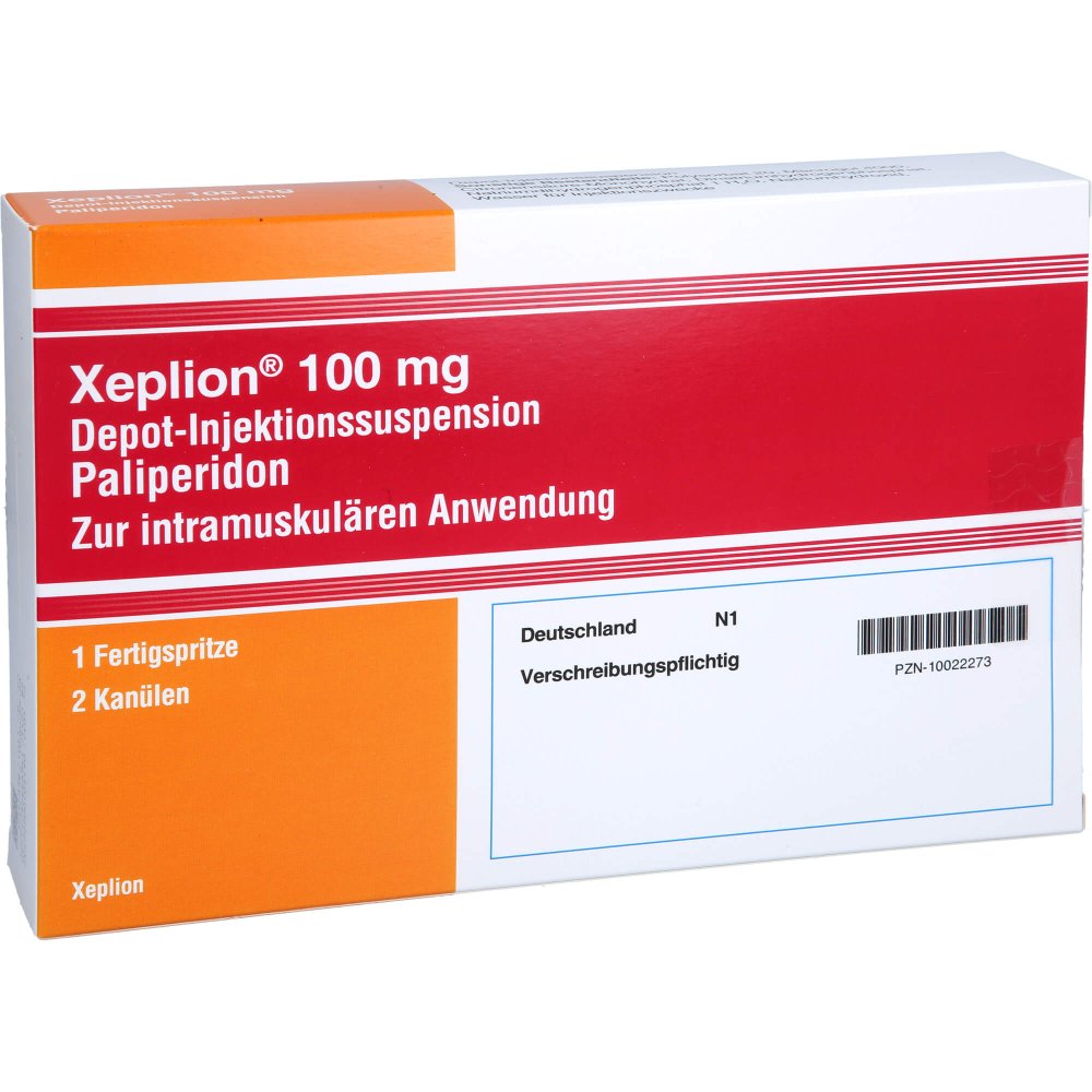 Xeplion 100 mg Depotinjektionssusp.i.e.fertigspr. 1 stk