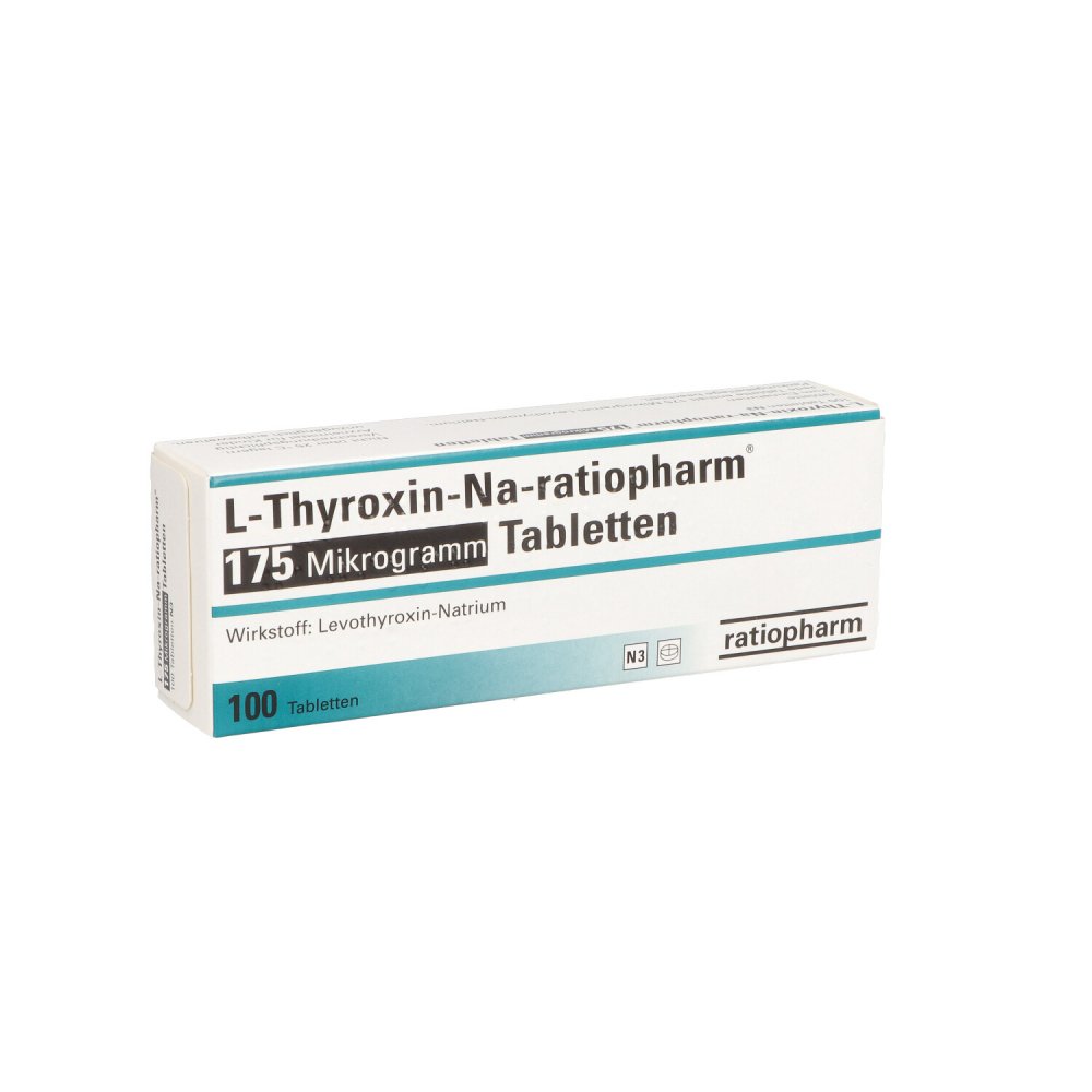 Lthyroxinnaratiopharm 175 Mikrogramm Tabletten 100 stk