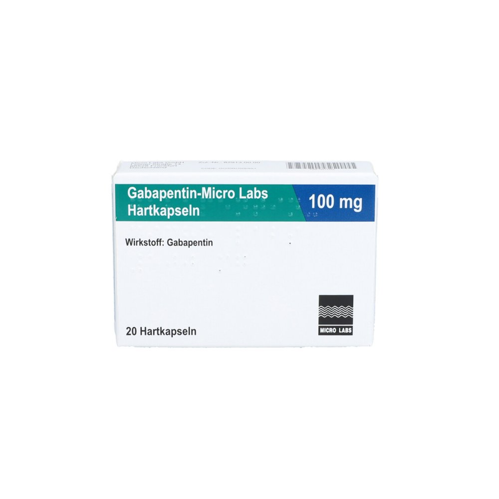 Gabapentin Micro Labs 100 mg Hartkapseln 20 stk