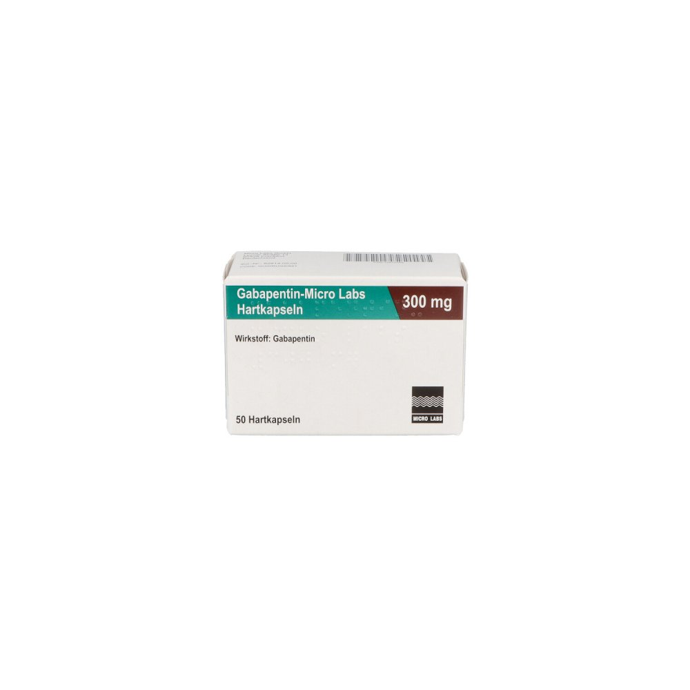 Gabapentin Micro Labs 300 mg Hartkapseln 50 stk