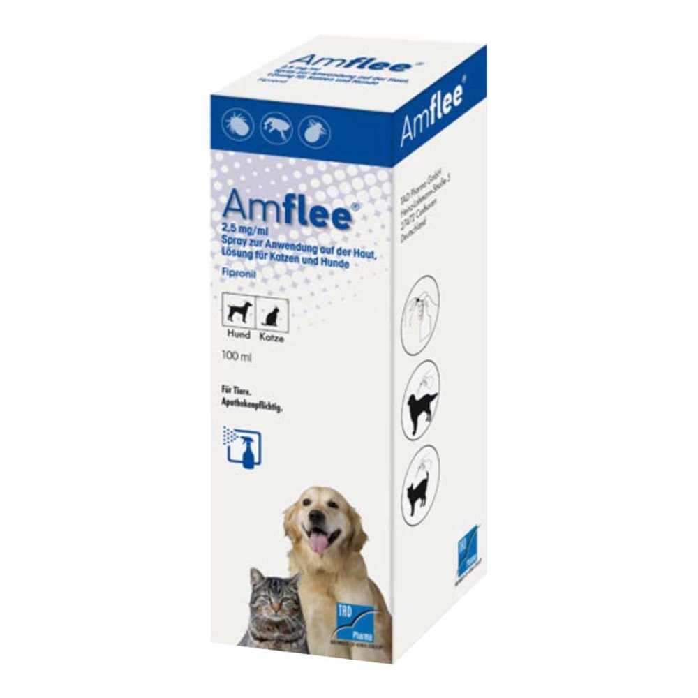Amflee 2,5 mg/ml Spray LÃ¶sung fÃ¼r Katzen und Hunde