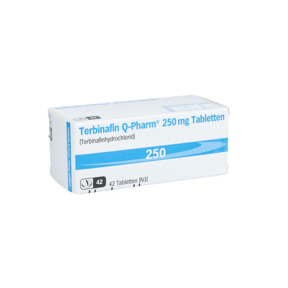 Terbinafin QPharm 250mg 42 stk günstig bei