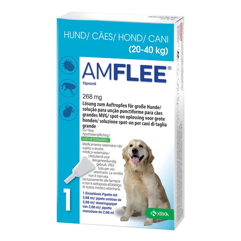 Amflee 268 mg LÃ¶sung zur, zum Auftropfen fÃ¼r grosse Hunde