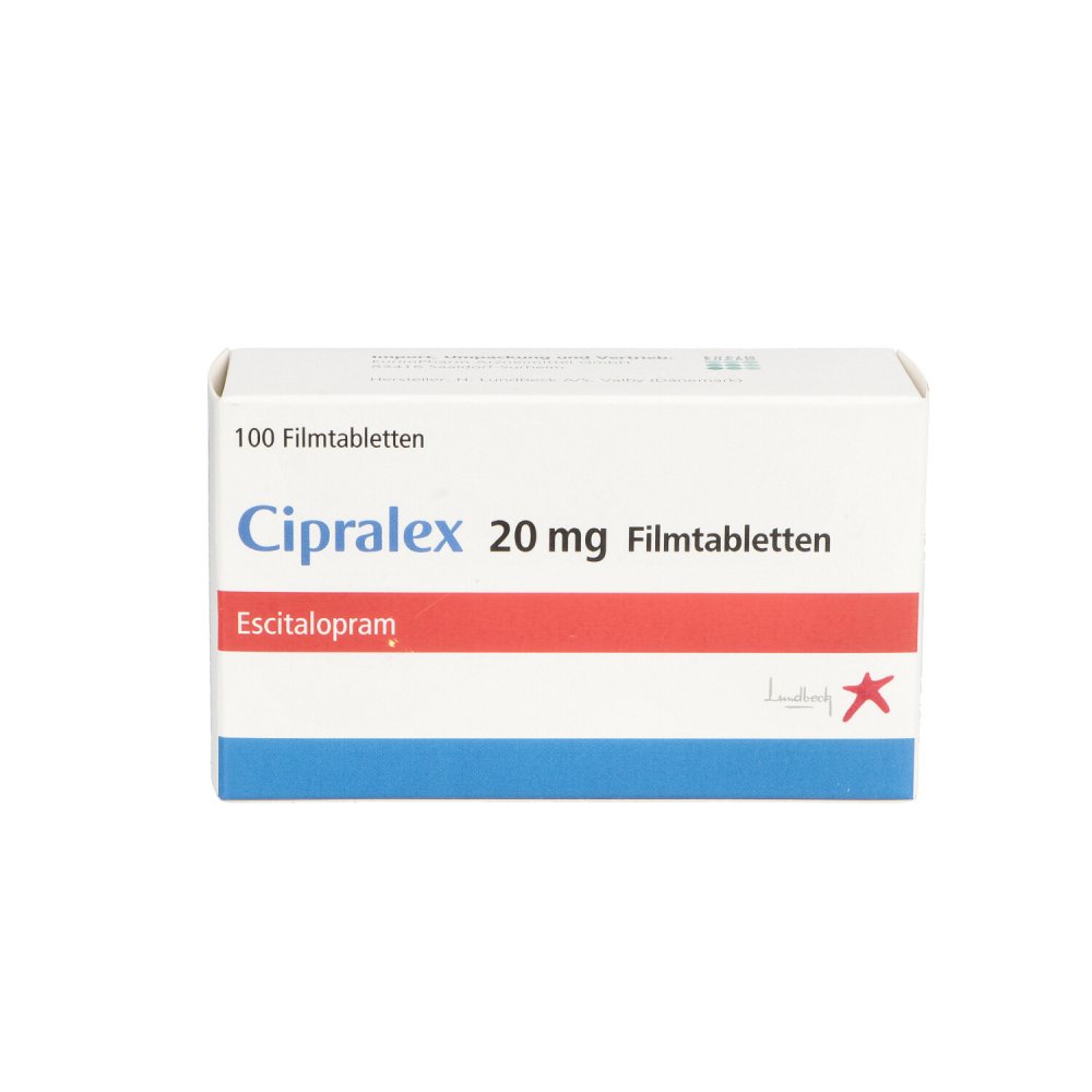 Cipralex 20 mg Filmtabletten 100 stk günstig bei Cipralex 20 mg Filmtabletten 100 stk günstig bei