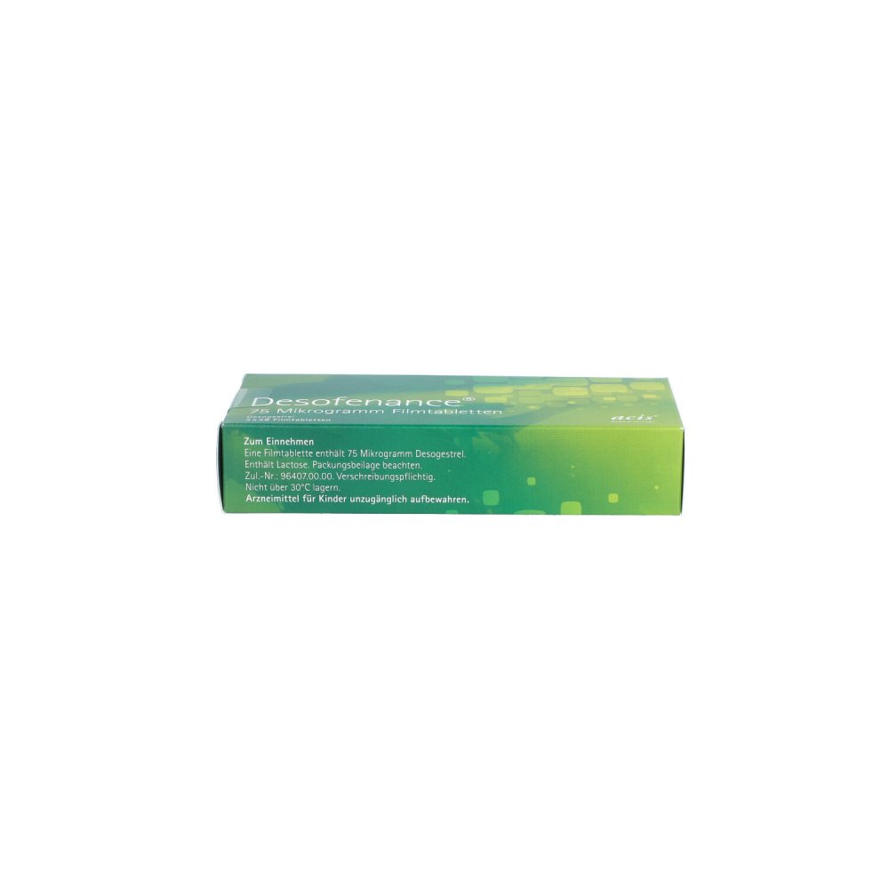 Desofenance 75 Mikrogramm Filmtabletten 3X28 stk