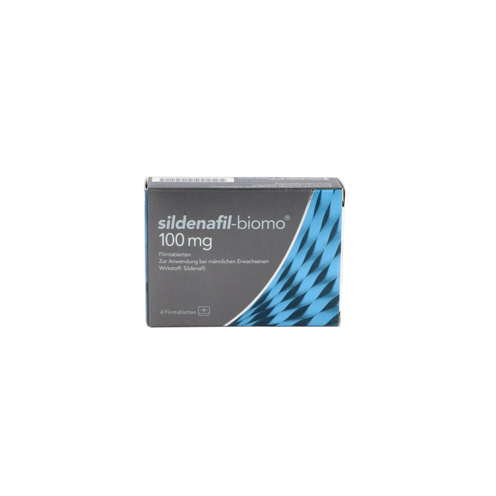 Sildenafil biomo 100 mg Filmtabletten 4 stk