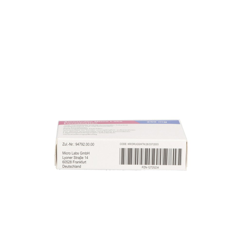 Amoxicillin Micro Labs 250mg 30 stk günstig bei