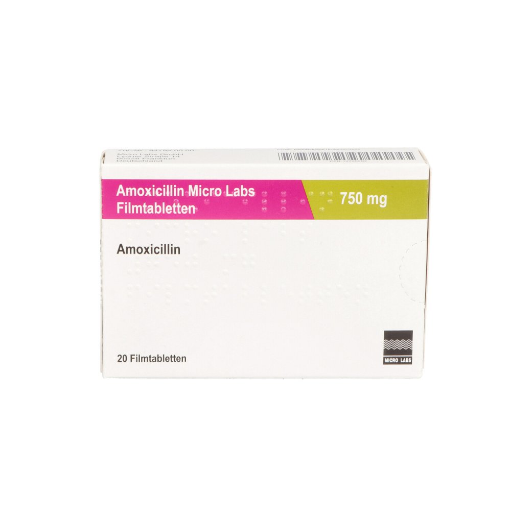 Amoxicillin Micro Labs 750mg 20 stk günstig bei apo.com