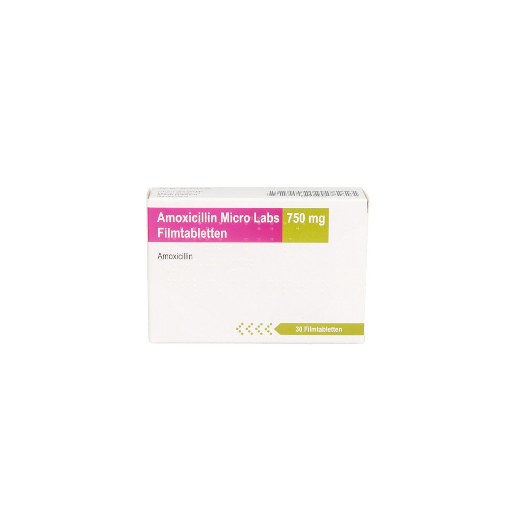 Amoxicillin Micro Labs 750mg 30 stk günstig bei apo.com