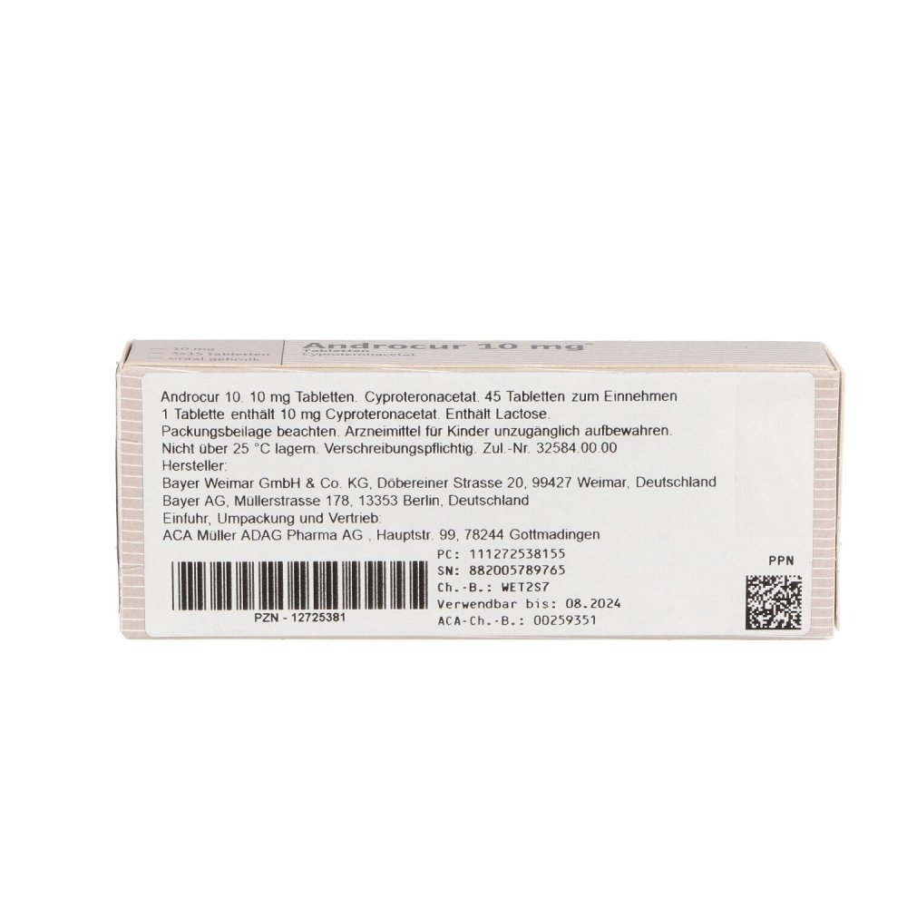 Androcur 10 Tabletten 3X15 stk günstig bei