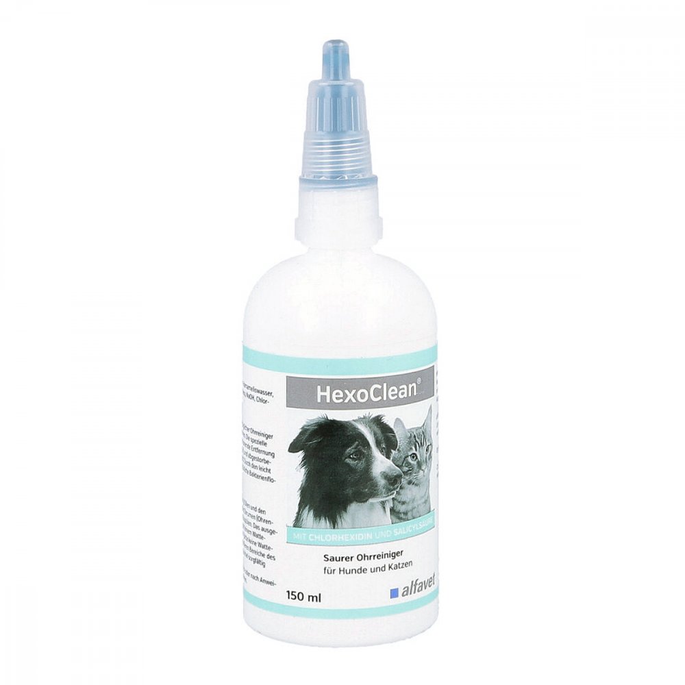 Hexoclean Saurer Ohrreiniger F.Hunde und Katzen 150 ml