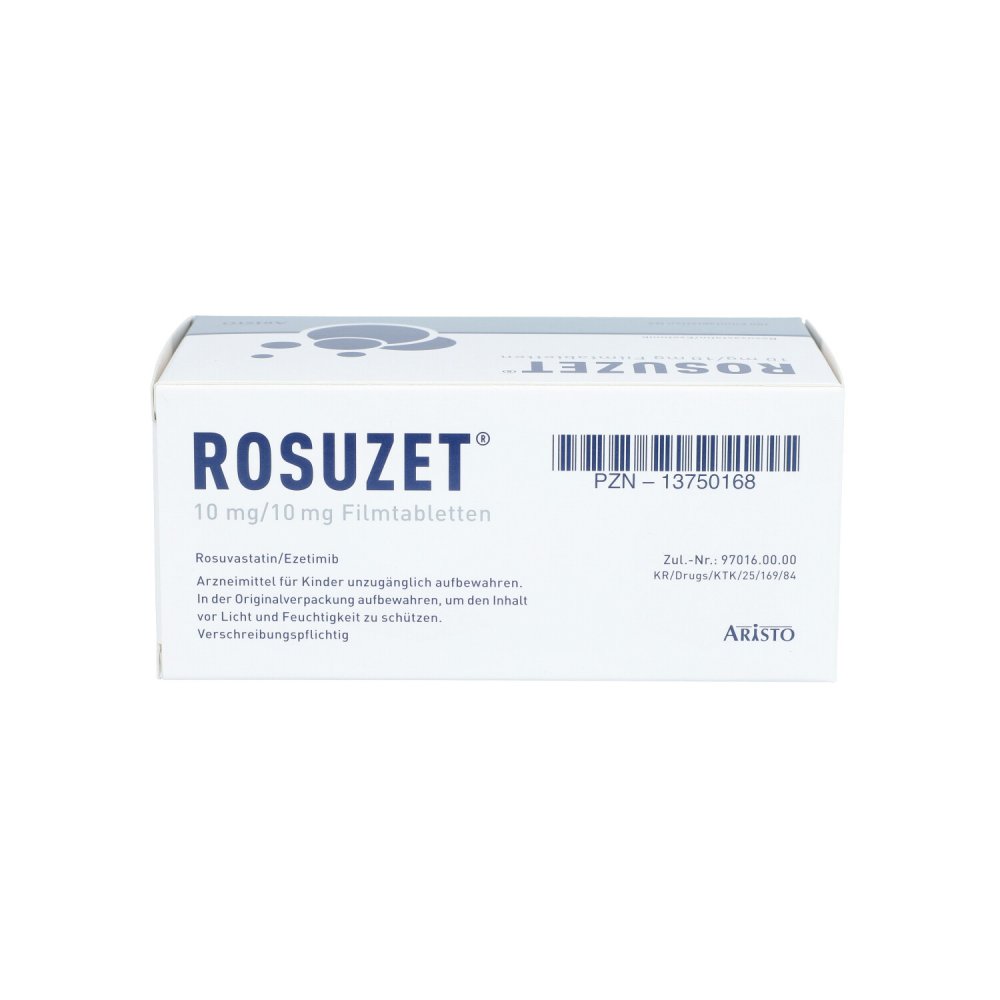 Rosuzet 10 mg/10 mg Filmtabletten 100 stk günstig bei