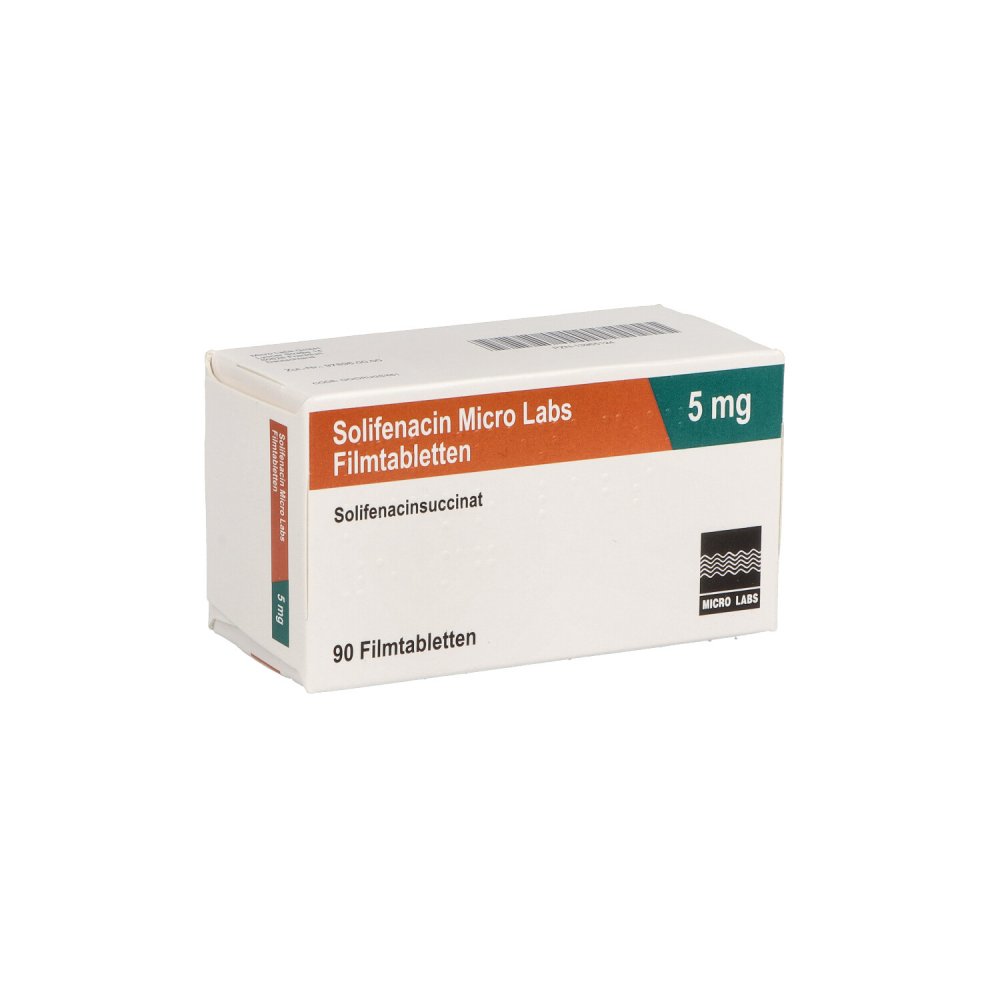Solifenacin Micro Labs 5 mg Filmtabletten 90 stk