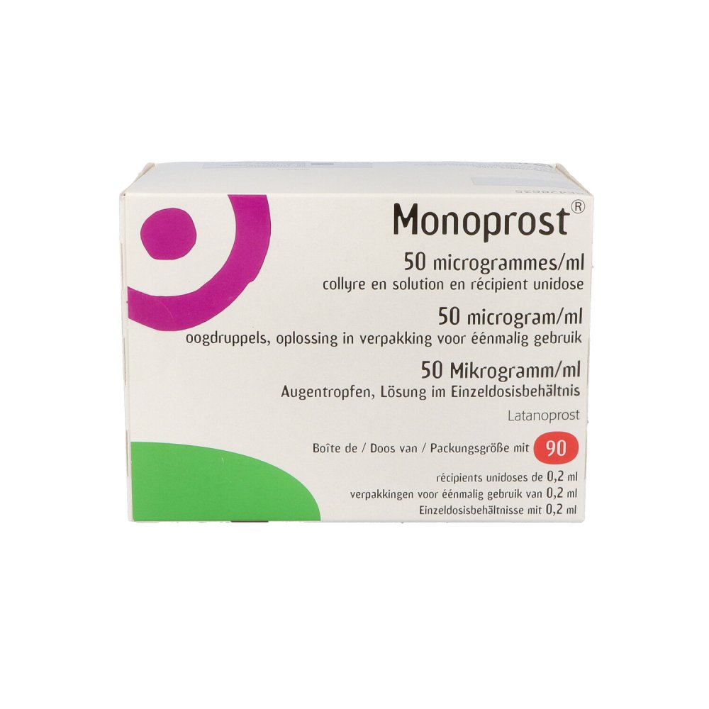 Monoprost 50 Mikrogramm/ml Augentropfen in Einzeldosen 90X0.2 ml
