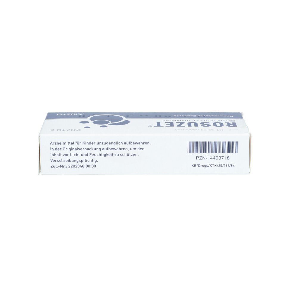Rosuzet 20 mg/10 mg Filmtabletten 30 stk günstig bei