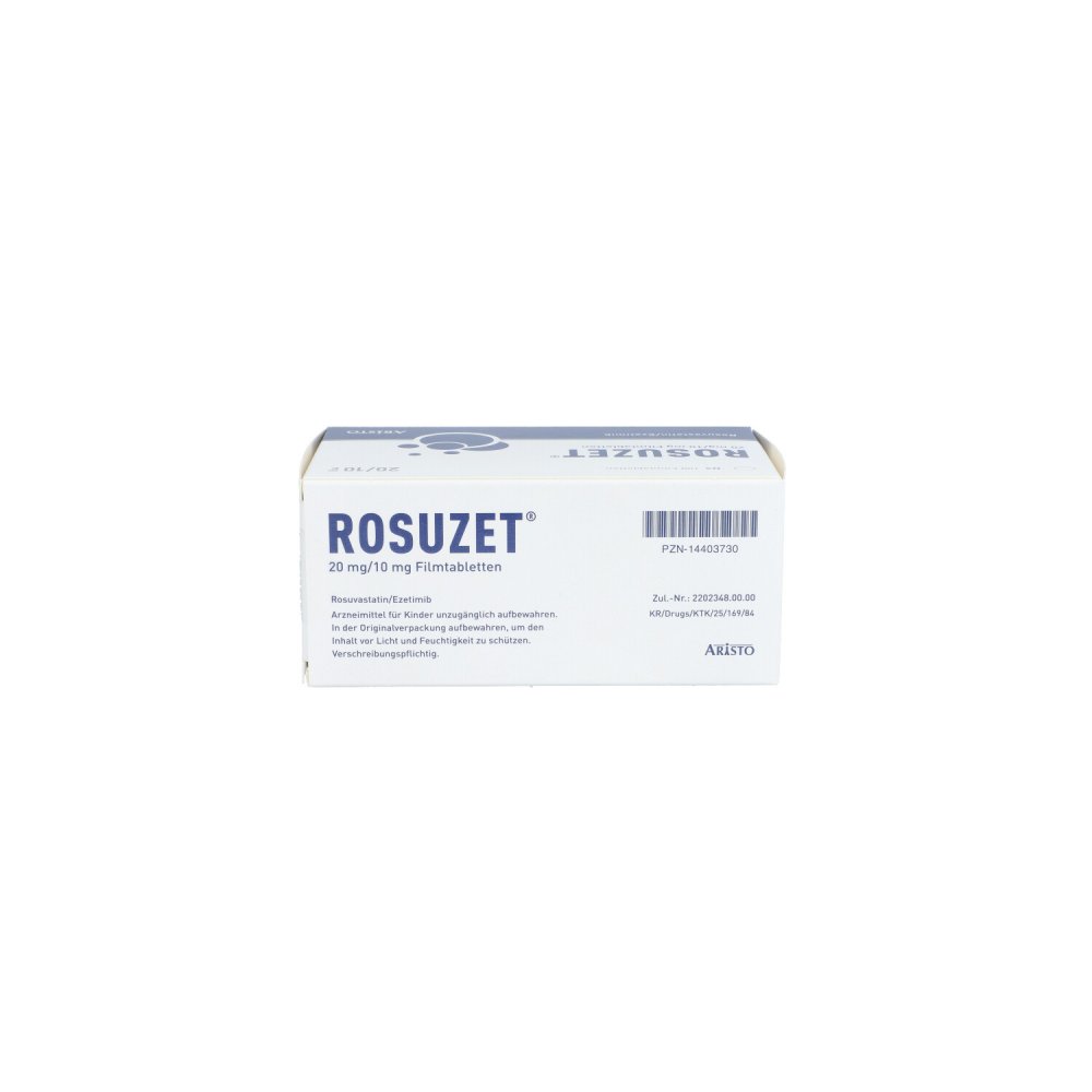 Rosuzet 20 mg/10 mg Filmtabletten 100 stk günstig bei