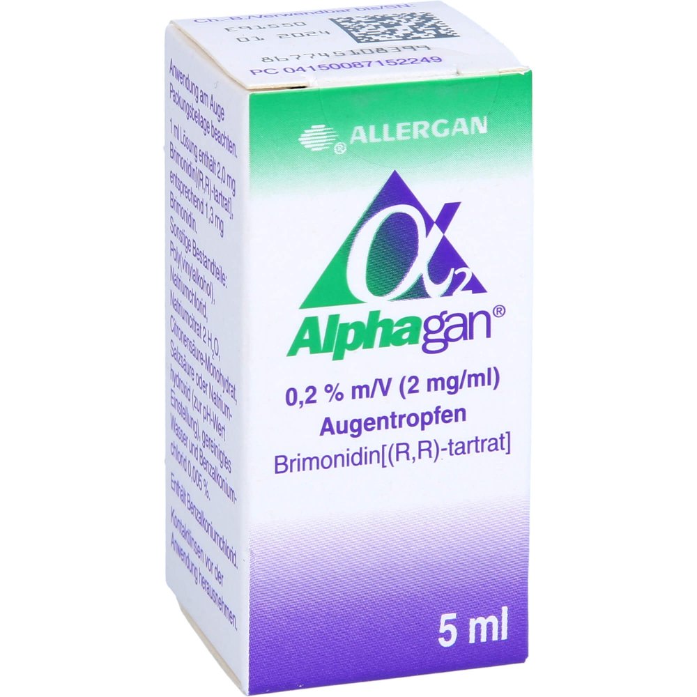 Alphagan 0,2% m/V (2mg/ml) 5 ml online kaufen