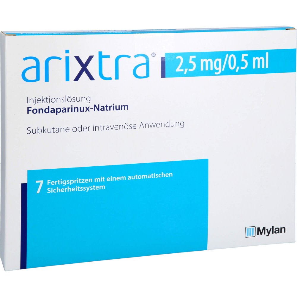 Arixtra 2,5 mg/0,5 ml iniecto -lsg.i.e.fertigspritze 7X0.5 ml